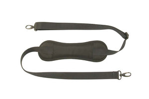 Adjustable Shoulder Strap with Pad and Metal Swivel Snap Hooks - 1" Wide