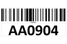 Load image into Gallery viewer, Magnetic rack barcode
