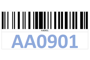 Magnetic Rack Barcode