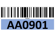 Load image into Gallery viewer, Magnetic rack barcode filled colors
