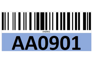 Magnetic rack barcode filled colors