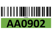 Load image into Gallery viewer, Magnetic rack barcode filled colors
