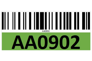 Magnetic rack barcode filled colors